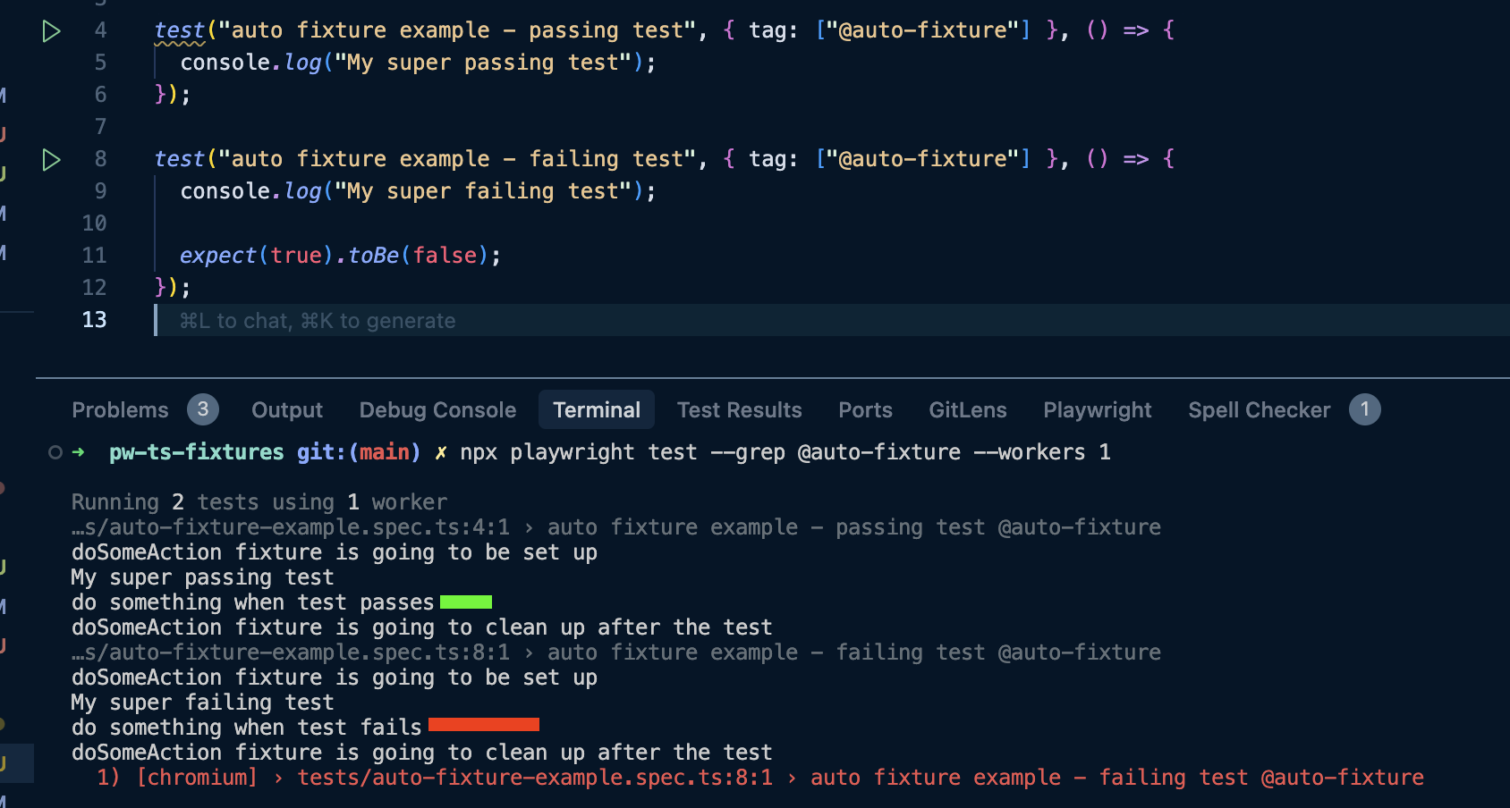 auto fixture - execution example
