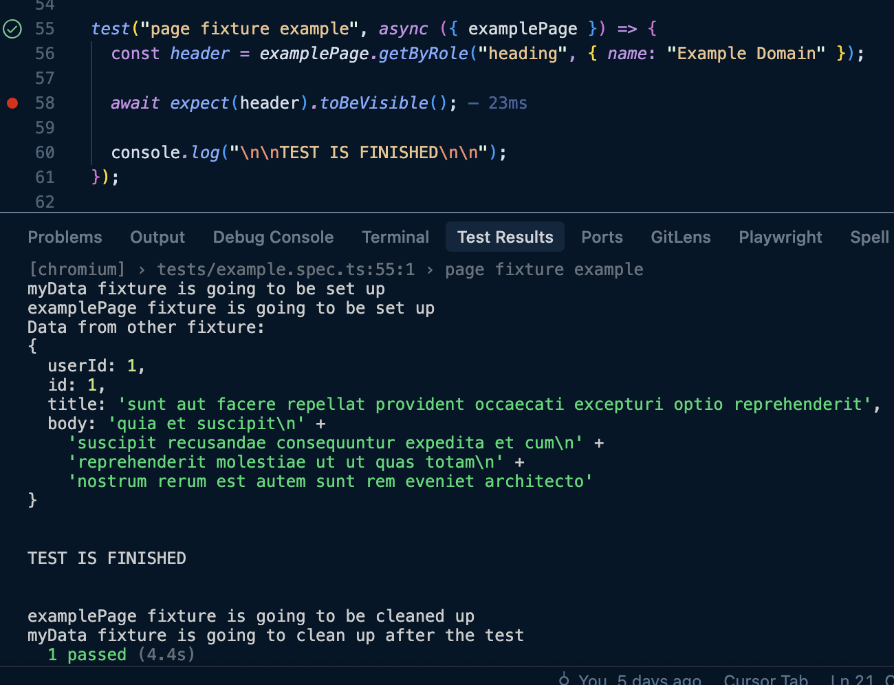 Fixture Execution Flow - Multiple Fixtures